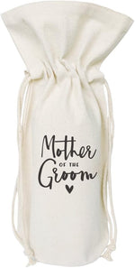 The Cotton & Canvas Co. Eat, Drink and Be Married Wine Bag, Bottle Cover, Bridal Party Gift and Wedding Gift Bag - Image 9
