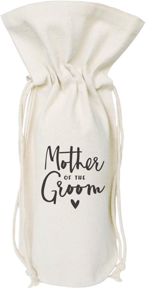 The Cotton & Canvas Co. Eat, Drink and Be Married Wine Bag, Bottle Cover, Bridal Party Gift and Wedding Gift Bag - Image 9