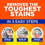 Tide laundry stain remover 3 ounce bottles showing usage instructions