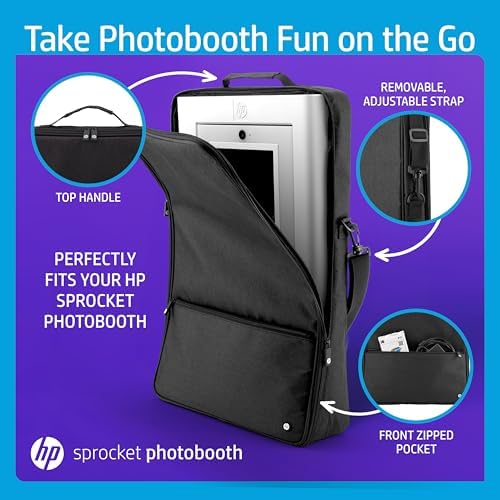HP protective storage sleeve showing reinforced top handle for easy carrying
