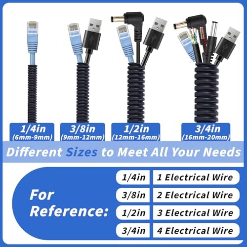 Flexible black conduit protecting marine electrical wires from moisture and abrasion damage.