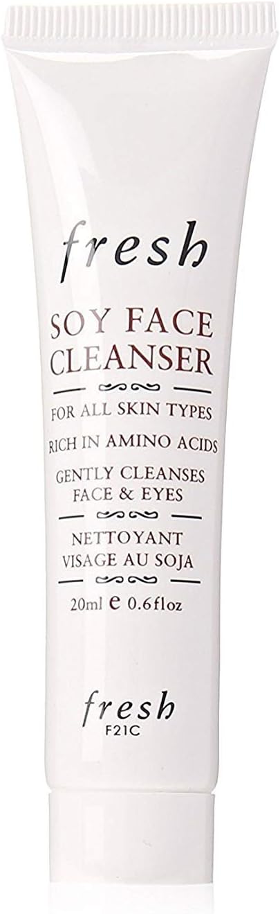 Fresh Soy Face Cleanser packaging label details