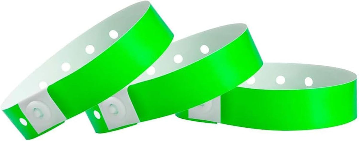 100 WristCo Neon Orange Plastic Wristbands for Events | Extended Wear, Security Snap Prevents Reuse - USA Made Bracelet for Hospital & Medical ID, Party & VIP Identification - Image 10