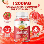 Close up of Vcchuyh chewable calcium gummies texture