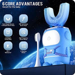 Close up of RexCodar 360 degree silicone brush head for children