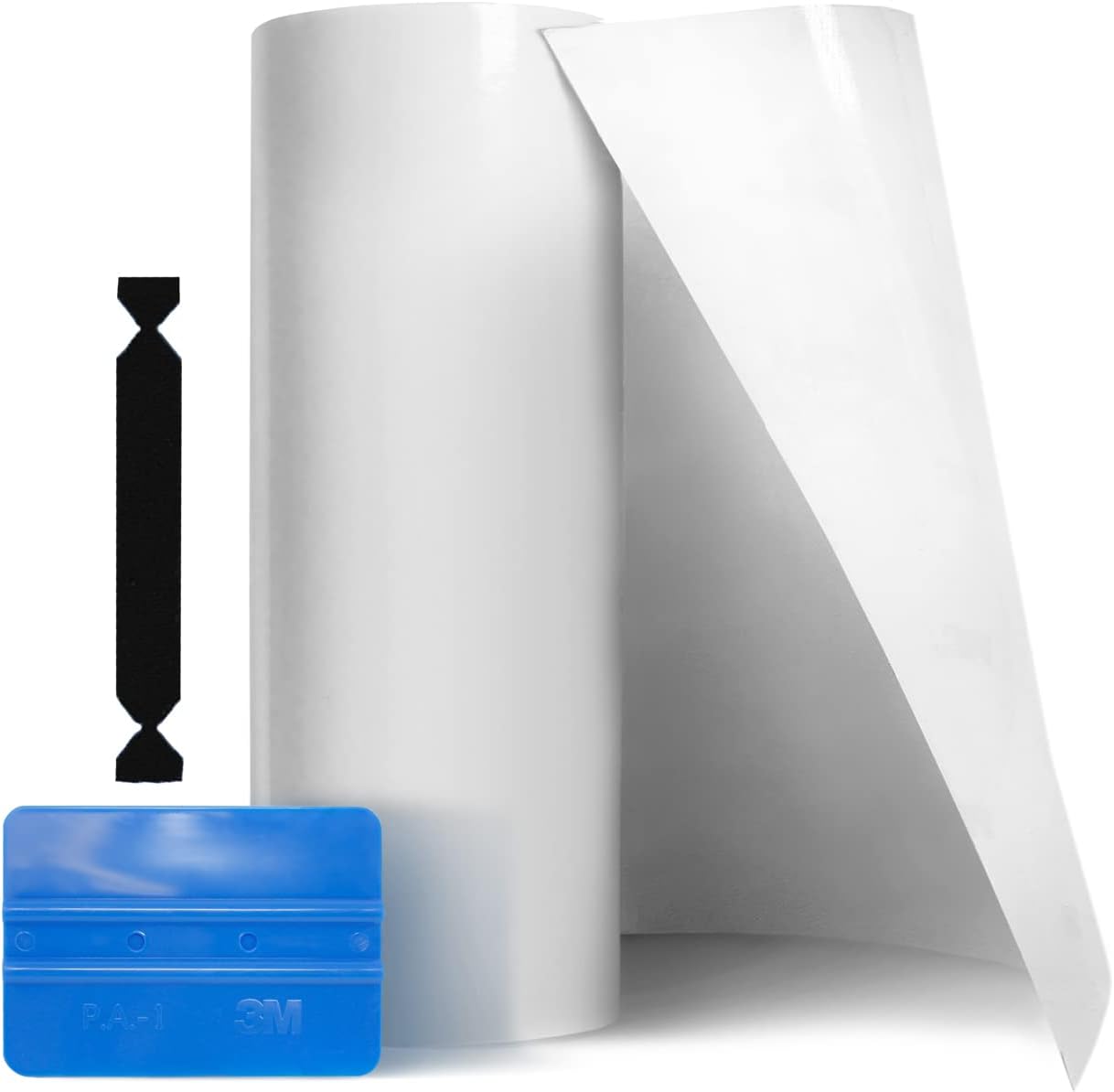 VViViD Clear Paint Protection Bulk Vinyl Wrap Film packaging front view with included application tools