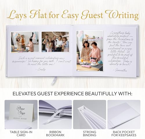 Close up of gold foil lettering on Only Zest hardcover guest book.