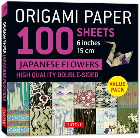 Origami Paper 100 sheets Japanese Flowers 6" (15 cm): Double-Sided Origami Sheets Printed with 12 Different Patterns (Instructions for Projects Included) - Image 2