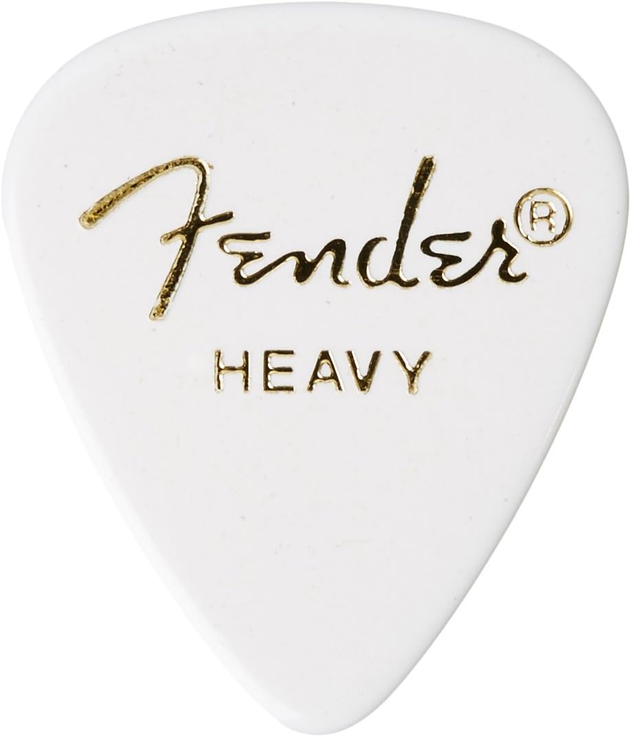 Fender acoustic guitar compatible picks laid flat