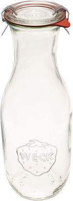 Weck SYNCHKG032680 Glass Jar - 580 ml, 3 Pieces, Orange - Image 1
