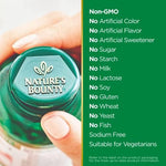 Nature's Bounty Chromium Picolinate 800 mcg vegetarian supplement bottle side showing nutritional facts