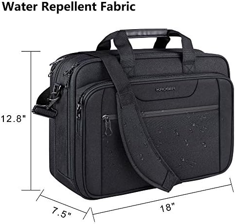 Business professional laptop case with luggage strap