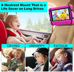 Arozxin angle adjustable tablet stand for vehicle passengers displaying anti slip strap