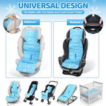 Orzbow car seat cooler pad installed on a child car seat