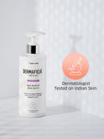 Dermafique Night Replenish Body Serum ingredient highlights graphic
