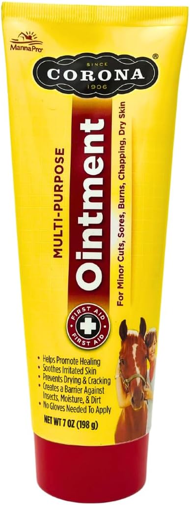 Manna Pro Corona Multi-Purpose Ointment 7 Ounces front view packaging