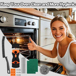 Full layout of the XANGNIER heavy duty oven cleaning accessories set for comprehensive appliance maintenance.