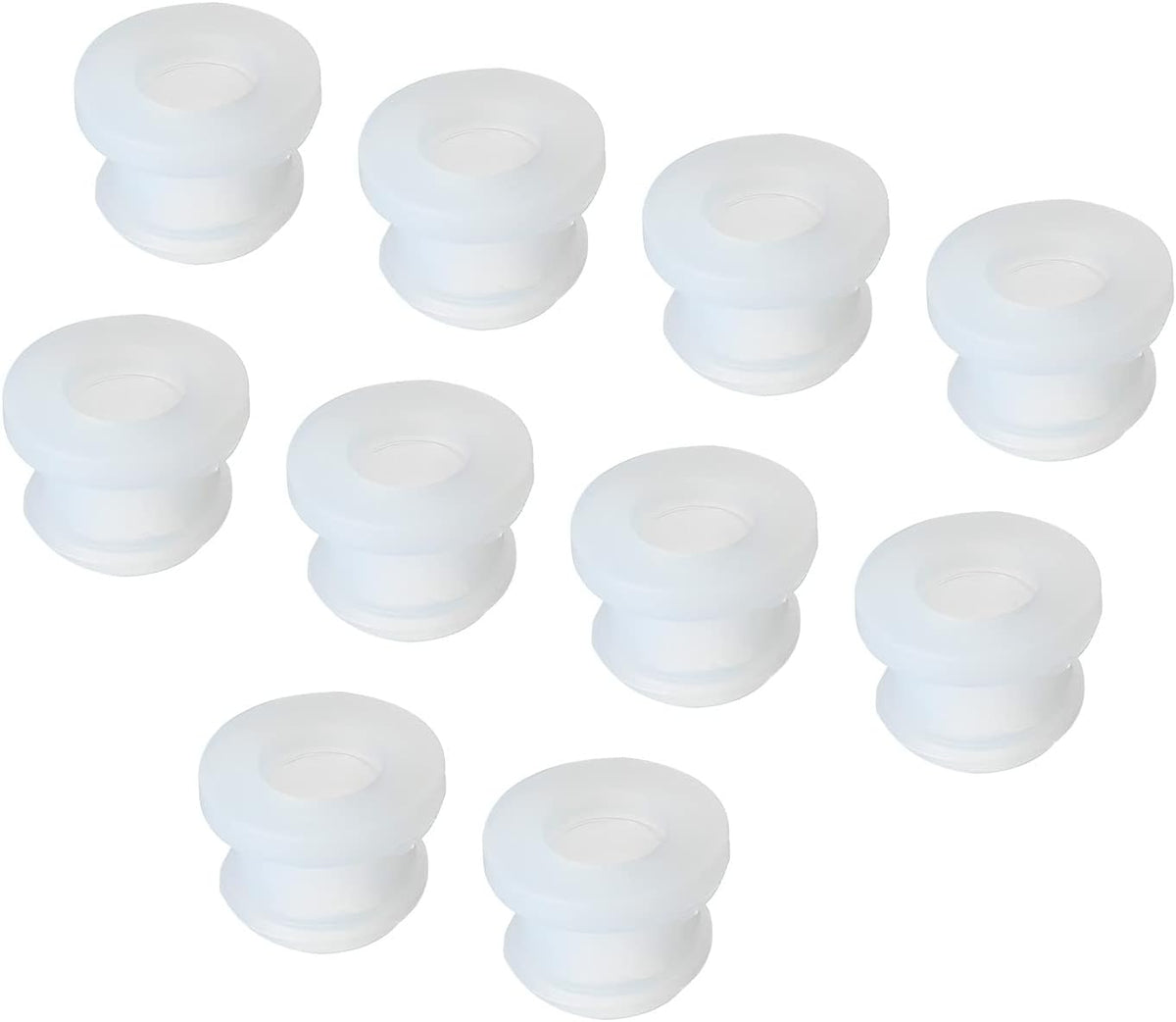 MECCANIXITY 10Pcs Snap Rubber Grommet Hole Plug Mount Dia 7.5mm ID 5mm H 9mm Seal Anti-Scratch for Electrical Box Cable Pipe Black - Image 11