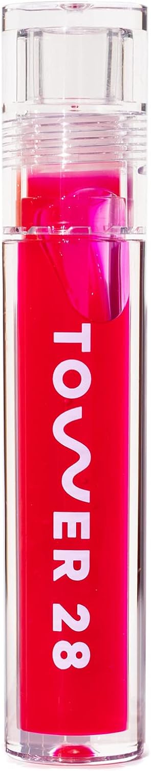 Tower 28 ShineOn Lip Gloss Jelly - Hydrating Tinted Lip Balm + Milky Gloss for Sensitive Lips - Non-Sticky + High-Shine Jelly Formula with Nourishing Oil Blend - Sesame - Mauve (0.13) - Image 15