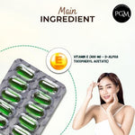 Side angle view of Evion 400 Milligram box showcasing authentic health and personal care packaging for Indian consumers