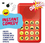 Knucklhead funny soundbox gag gift for boys package contents.