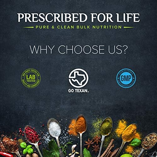 Prescribed For Life non-GMO vegan gluten-free DMAE L-Bitartrate 340 grams supplement container