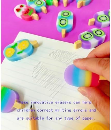 Bulk pack of ice cream erasers as party gift favors