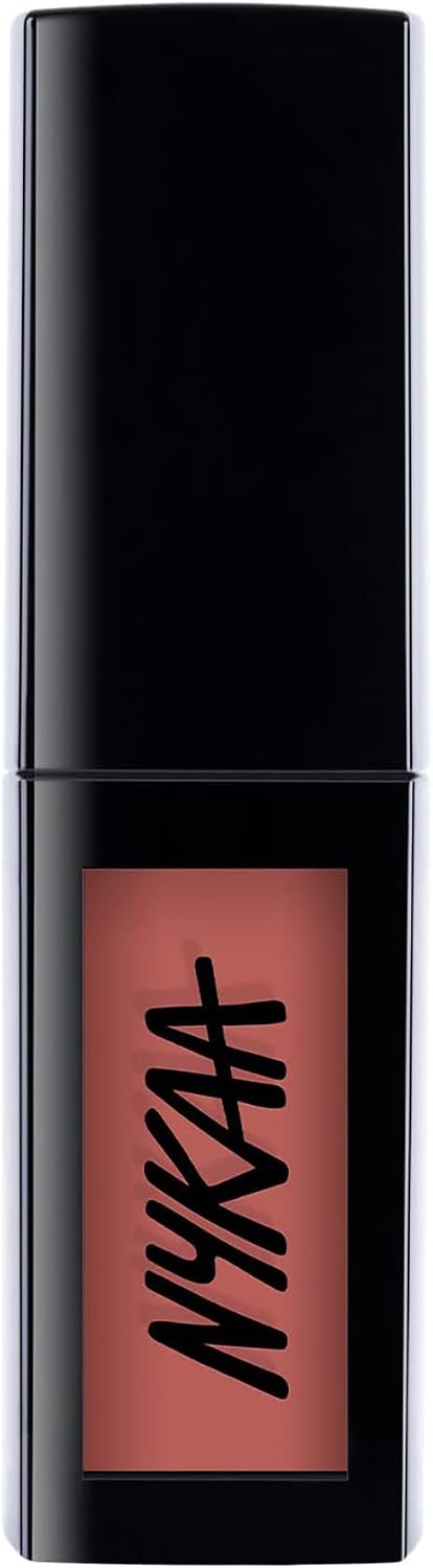 Nykaa Matte to Last Liquid Lipstick Bombae front view packaging