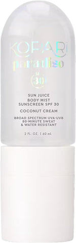 Kopari Paradiso Sun Juice SPF 30 Body Mist - Watermelon Sugar | Clear Non-Sticky Broad-Spectrum Sunscreen Mist, 80-Min Water-Resistant - Image 12