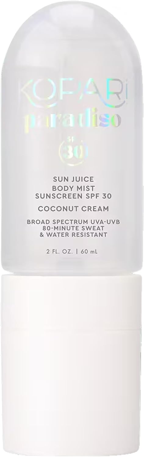 Kopari Paradiso Sun Juice SPF 30 Body Mist - Watermelon Sugar | Clear Non-Sticky Broad-Spectrum Sunscreen Mist, 80-Min Water-Resistant - Image 12