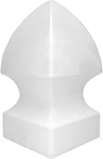 5" Vinyl Post Cap - Federation Style Post Cap (LMT) for 5 x 5 Vinyl Fence Posts. White Vinyl (Each) - Image 10