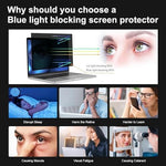 Hoktods premium computer privacy guard with clear installation slide tabs attached