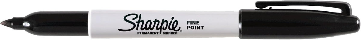 Sharpie permanent marker fine tip writing sample on paper