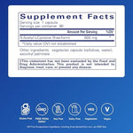 Pure Encapsulations NAC supplement label details