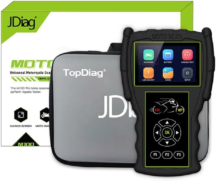 TopDiag M100 Pro 3.5-inch color screen display
