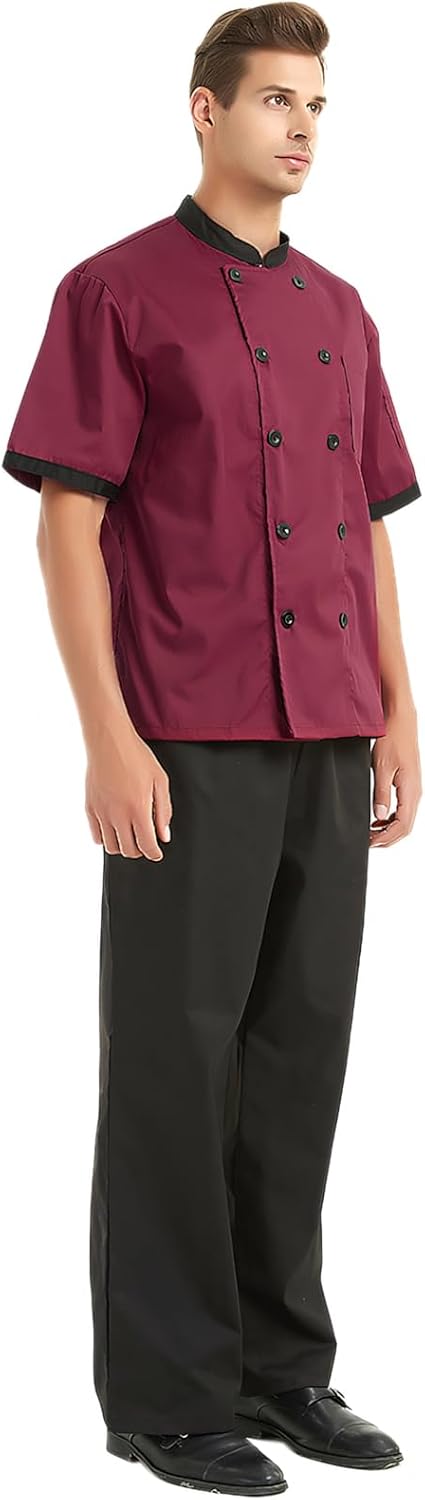 TopTie professional chef workwear sleeve pocket