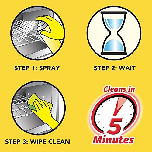 Authentic Easy-Off heavy duty fresh scent foam spray for baked on grease