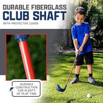 Child using Franklin Sports kids golf club outdoors