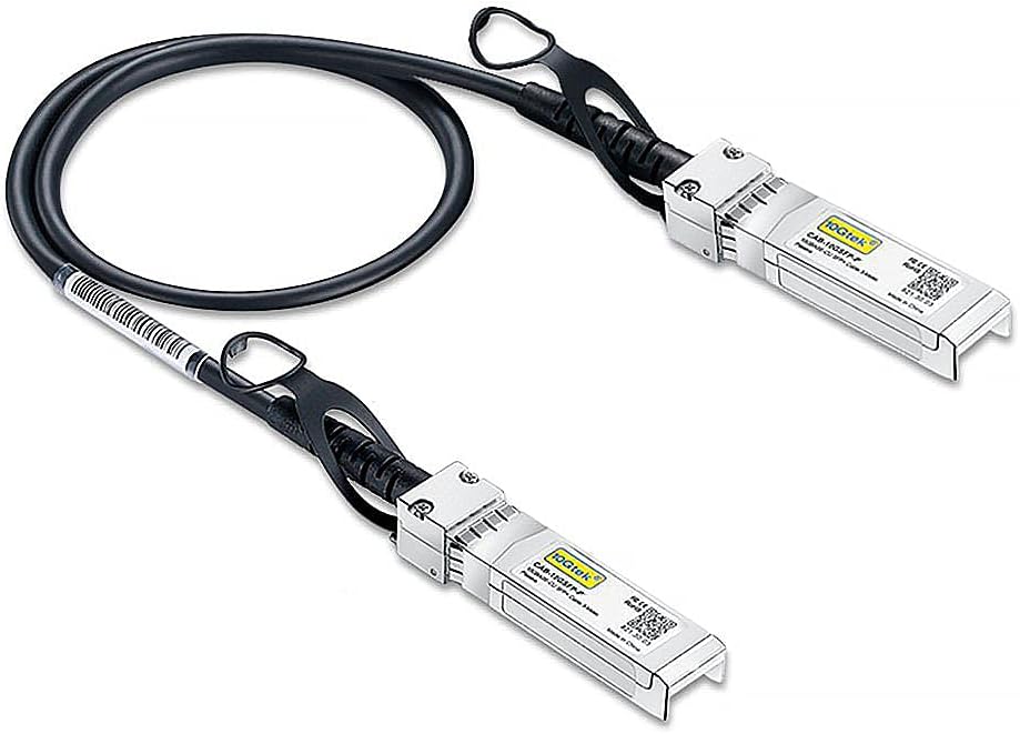 10Gtek SFP+ DAC Twinax Cable, 10G SFP+ to SFP+ Direct Attach Copper Patch Passive Cable for Cisco SFP-H10GB-CU1M, Meraki MA-CBL-TA-1M, Ubiquiti UniF, D-Link, Fortinet, 1-Meter(3.3ft), 4-Pack - Image 10