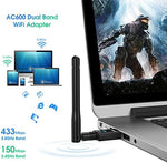 EDUP wireless network adapter illustrating the rotatable external antenna mechanism