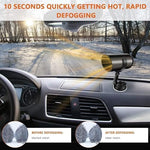 WASAIQI windscreen defogger displaying the long premium copper power cable and lighter plug.
