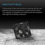 AC Infinity 120 millimeter DIY exhaust fan with premium thermoplastic blades