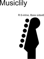 Musiclily electric guitar machine heads side profile