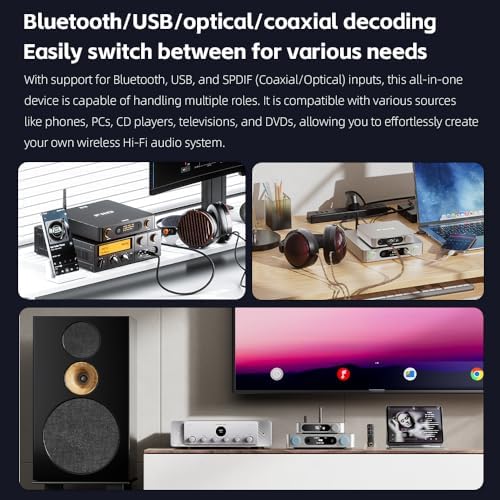 FiiO BR15 R2R audiophile Bluetooth 6.0 receiver including infrared remote control unit
