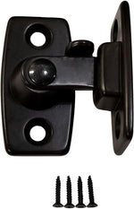 Heavy Forged Solid Brass Door Latch, 90 Degree Right Angle Door Latch Buckle for Doors & Windows, Small, 1.75", Satin Chrome, 1 Pack, Made in Taiwan - Image 13