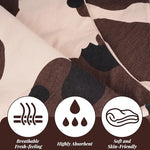 Slumberkiddies portable toddler sling fabric close up showing premium durable stitching