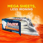 Authentic USA imported extra large fabric softener sheets packaging for static control and laundry care