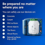 Emergency medical kit accessories included with HeartStart defibrillator
