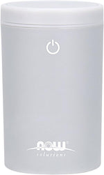 Now Foods USB aromatherapy diffuser showing LED lights