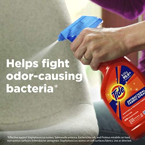 Two pack of twenty two fluid ounce antibacterial spray bottles close up